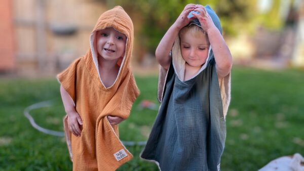 muslin poncho towel.