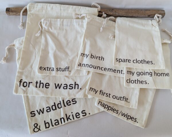 hospital bag organisers.