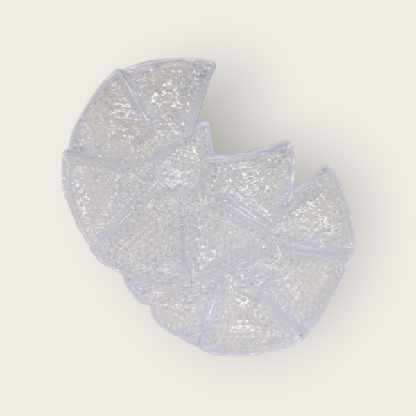 Breast therapy pack with gel insert for hot or cold relief, perfect for nursing moms.